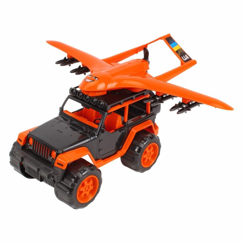 Игровой набор транспорта "Внедорожник и Беспилотник" 0853TXK Игровой набор транспорта "Внедорожник и Беспилотник" 0853TXK