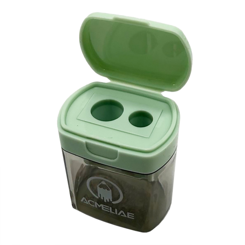 Точилка подвійна для олівців Acmeliae SP-001(Turquoise) Точилка подвійна для олівців Acmeliae SP-001(Turquoise)