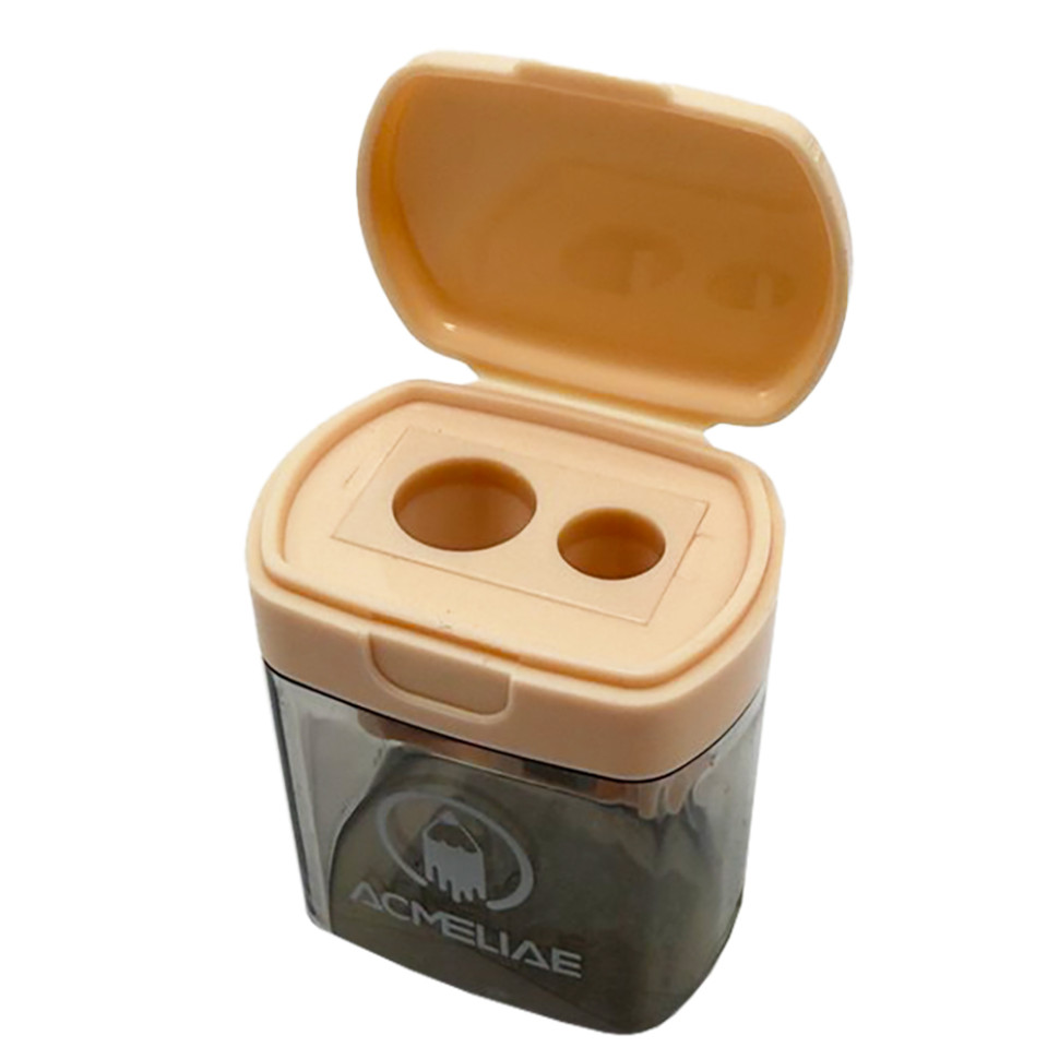 Точилка подвійна для олівців Acmeliae SP-001(Beige) Точилка подвійна для олівців Acmeliae SP-001(Beige)