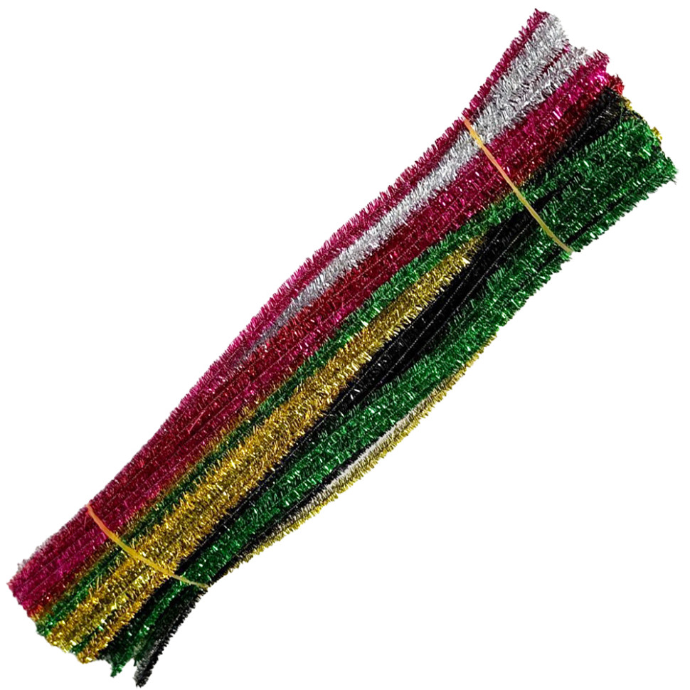 Творчий набір "Люрексовий синій дріт" Синель-МІКС-№99, 29 см, 100 шт Творчий набір "Люрексовий синій дріт" Синель-МІКС-№99, 29 см, 100 шт