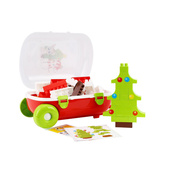 Детский конструктор "Новогодний" 8805TXK в чемодане. Изображение №4