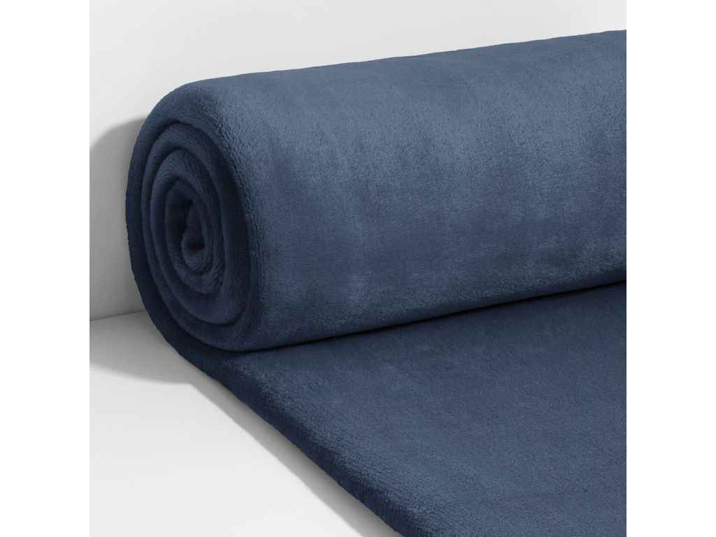 Плед 200*220 гладкофарбований сіро-синій (PL-0005) ТМLELIT Плед 200*220 гладкофарбований сіро-синій (PL-0005) ТМLELIT