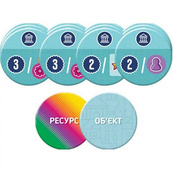 Карткова гра "Карткове місто" PCT01UA 160 двобічних карток ресурсів. Зображення №4 Карткова гра "Карткове місто" PCT01UA 160 двобічних карток ресурсів. Зображення №4