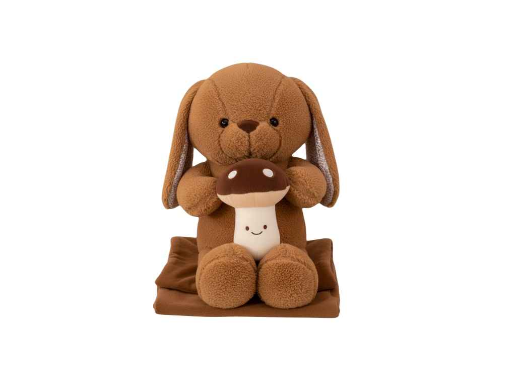 Плед-іграшка 120*160 Зайченя коричневий ТМ КОЛОКО Плед-іграшка 120*160 Зайченя коричневий ТМ КОЛОКО