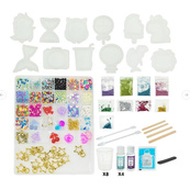 Дитячий набір для творчості "Resin Fidget Shakers" 9082E-1, 12 силіконових форм. Зображення №2 Дитячий набір для творчості "Resin Fidget Shakers" 9082E-1, 12 силіконових форм. Зображення №2