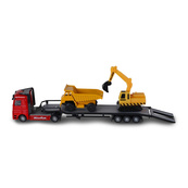 Ігровий набір Автоперевізник TechnoDrive 541757.270 самоскид, екскаватор. Зображення №3