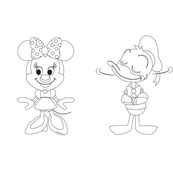 Розмальовка "Гра з кольором. Міккі Маус" 1426005 Disney Маля, 12 сторінок. Зображення №2