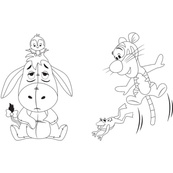 Раскраска "Игра с цветом. Винни Пух" 1426004 Disney Малыш, 12 страниц. Изображение №3