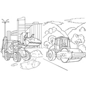 Велика книга розмальовок "Техніка та транспорт" 1736032, 64 сторінки. Зображення №2