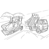 Велика книга розмальовок "Техніка та транспорт" 1736032, 64 сторінки. Зображення №3