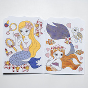 Водна розмальовка "Русалки" 10171027, 8 сторінок, 19 наліпок. Зображення №4 Водна розмальовка "Русалки" 10171027, 8 сторінок, 19 наліпок. Зображення №4