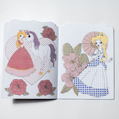 Водна розмальовка "Принцеси" 10171025, 8 сторінок, 22 наліпки. Зображення №7