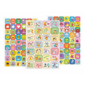 Набор наклеек "Оценки" 10106102 зеленые, 4 листа, 158 стикеров. Изображение №2