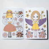 Водна розмальовка "Дівчата" 10171026, 8 сторінок, 20 наліпок. Зображення №6