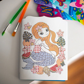 Водна розмальовка "Русалки" 10171027, 8 сторінок, 19 наліпок. Зображення №8 Водна розмальовка "Русалки" 10171027, 8 сторінок, 19 наліпок. Зображення №8