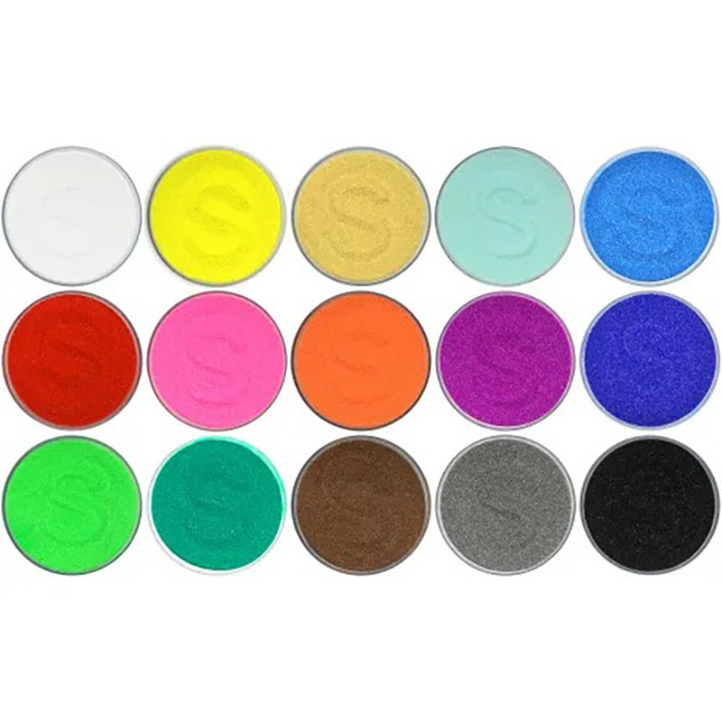 Набір кольорового піску для творчості SMC-15, 15 кольорів по 100 г Набір кольорового піску для творчості SMC-15, 15 кольорів по 100 г