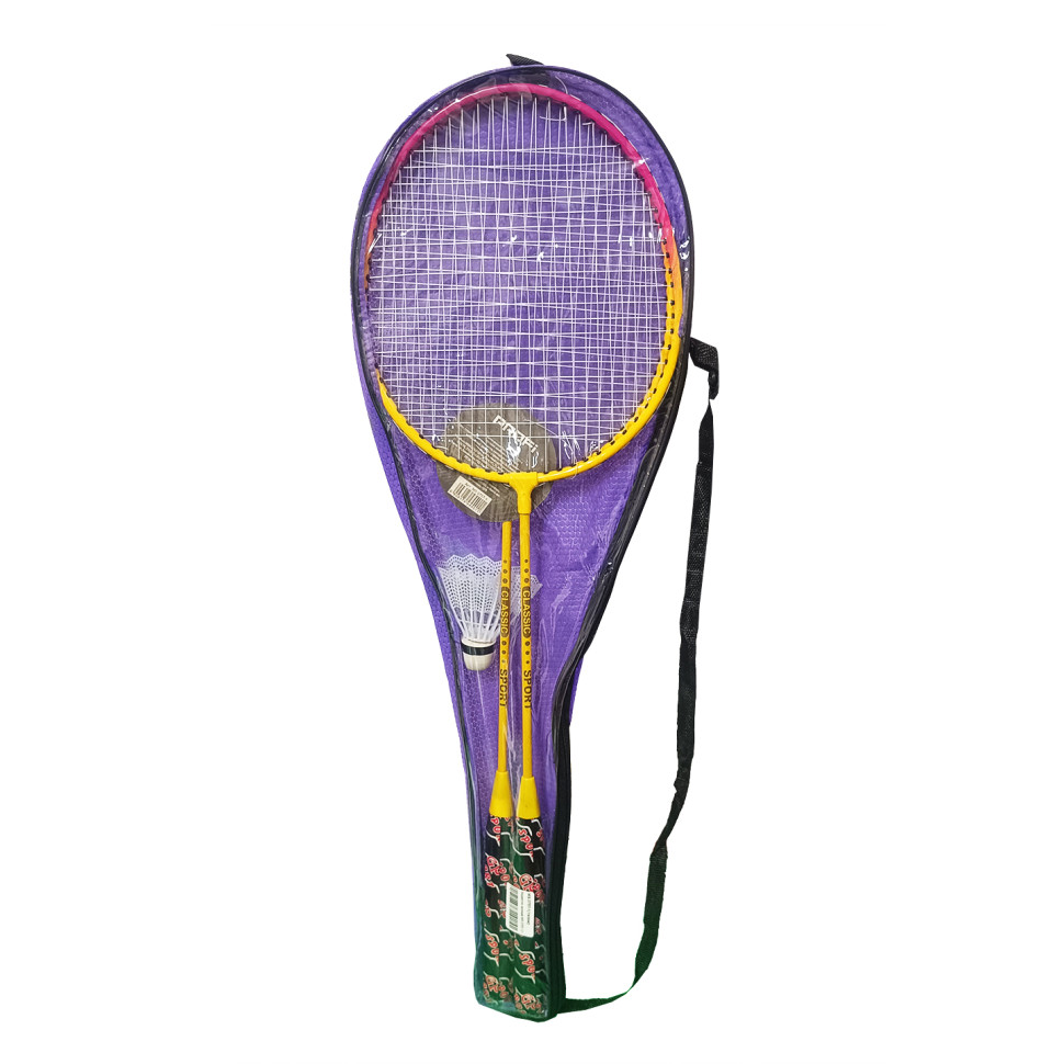 Набір Бадмінтону MS 0757-1(Yellow) 2 ракетки, воланчик, в чохлі Набір Бадмінтону MS 0757-1(Yellow) 2 ракетки, воланчик, в чохлі