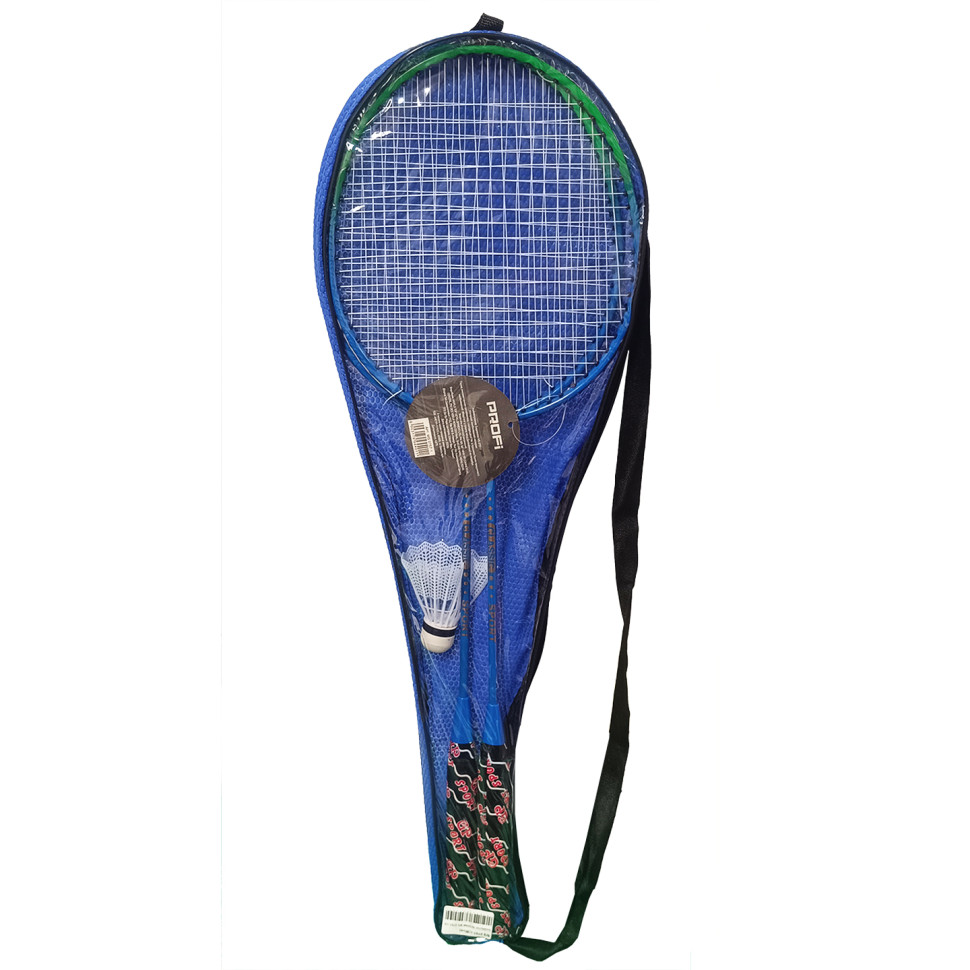 Набір Бадмінтону MS 0757-1(Blue) 2 ракетки, воланчик, в чохлі Набір Бадмінтону MS 0757-1(Blue) 2 ракетки, воланчик, в чохлі