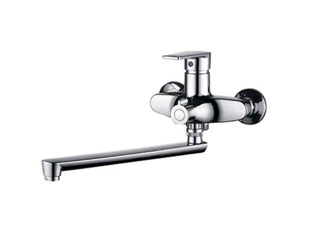 Змішувач Настінний хром OSCAR-006 EURO CHROME (без шланга та лійки) ТМ PLAMIX Змішувач Настінний хром OSCAR-006 EURO CHROME (без шланга та лійки) ТМ PLAMIX