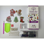 Набор брелков алмазная выкладка "Стич" BR44, 6 шт, с инструментами. Изображение №2