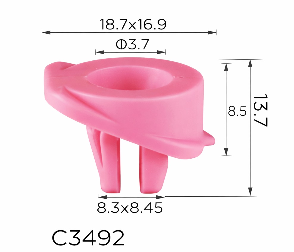 Кліпси C3492 кріплення дверей Honda Acura 91561S5PA01 (100шт) Кліпси C3492 кріплення дверей Honda Acura 91561S5PA01 (100шт)