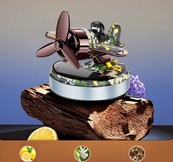 Ароматизатор на сонячній панелі "Літак з пілотом" 10мл XY-2 (Одеколон). Изображение №2