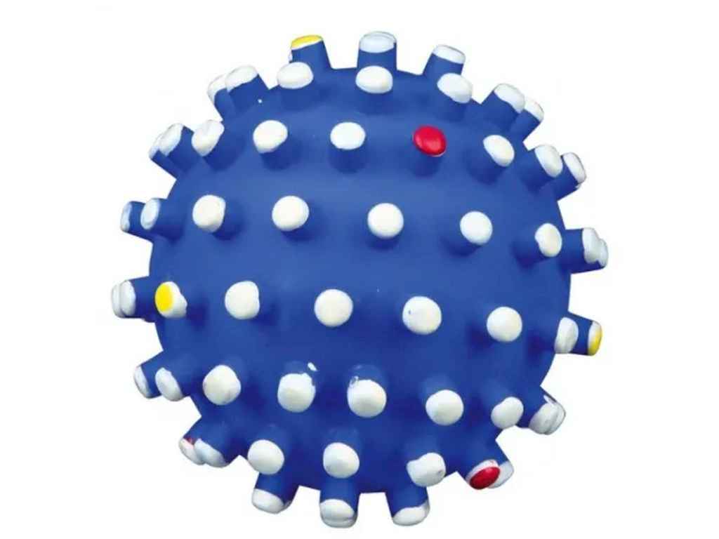 Іграшка Мяч для собак голчастий з пискавкою d=6,5см (вініл, кольори в асортименті) ТМTrixie Іграшка Мяч для собак голчастий з пискавкою d=6,5см (вініл, кольори в асортименті) ТМTrixie