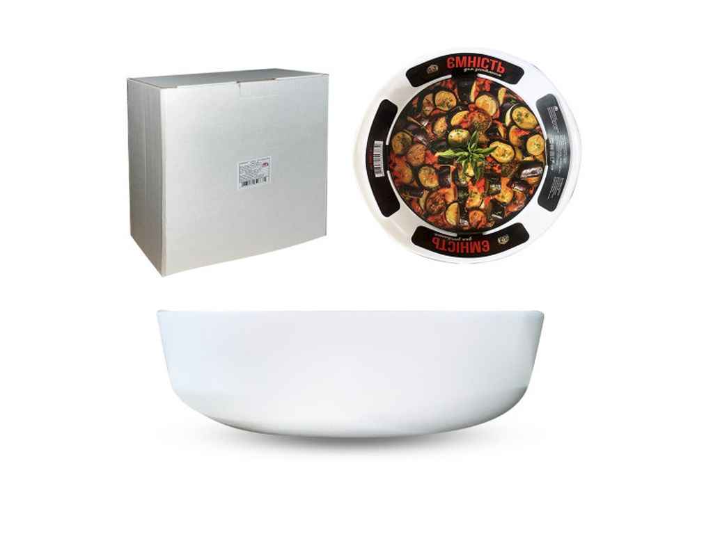 Ємність для запікання кругла 1,1л 18x6см 50062-01 ТМ SNT Ємність для запікання кругла 1,1л 18x6см 50062-01 ТМ SNT