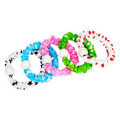 Набір резинок для волосся 0303-1075 різнокольорові, 20 штук, з намистиною. Зображення №2