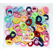 Набір резинок для волосся "Люрекс" 0307-970-1 різнокольорові, 100 штук. Зображення №2