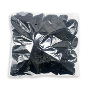 Набор резинок для волос 0307-1134 черный, 50 штук в упаковке. Изображение №2