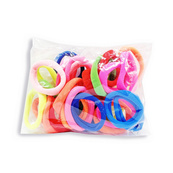 Набор резинок для волос 0307-1132, 30 штук, микрофибра. Изображение №2 Набор резинок для волос 0307-1132, 30 штук, микрофибра. Изображение №2