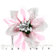 Набор резинок для волос 0108-344, 6 штук, с бантом-цветком. Изображение №2