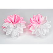 Набір резинок для волосся 0108-345, 10 штук, з бантом-квіткою. Зображення №3 Набір резинок для волосся 0108-345, 10 штук, з бантом-квіткою. Зображення №3