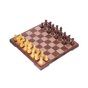 Набір настільних ігор "Шахи та шашки" 2 в 1 QX2680, 25х15х4 см, 48 фігур. Зображення №2