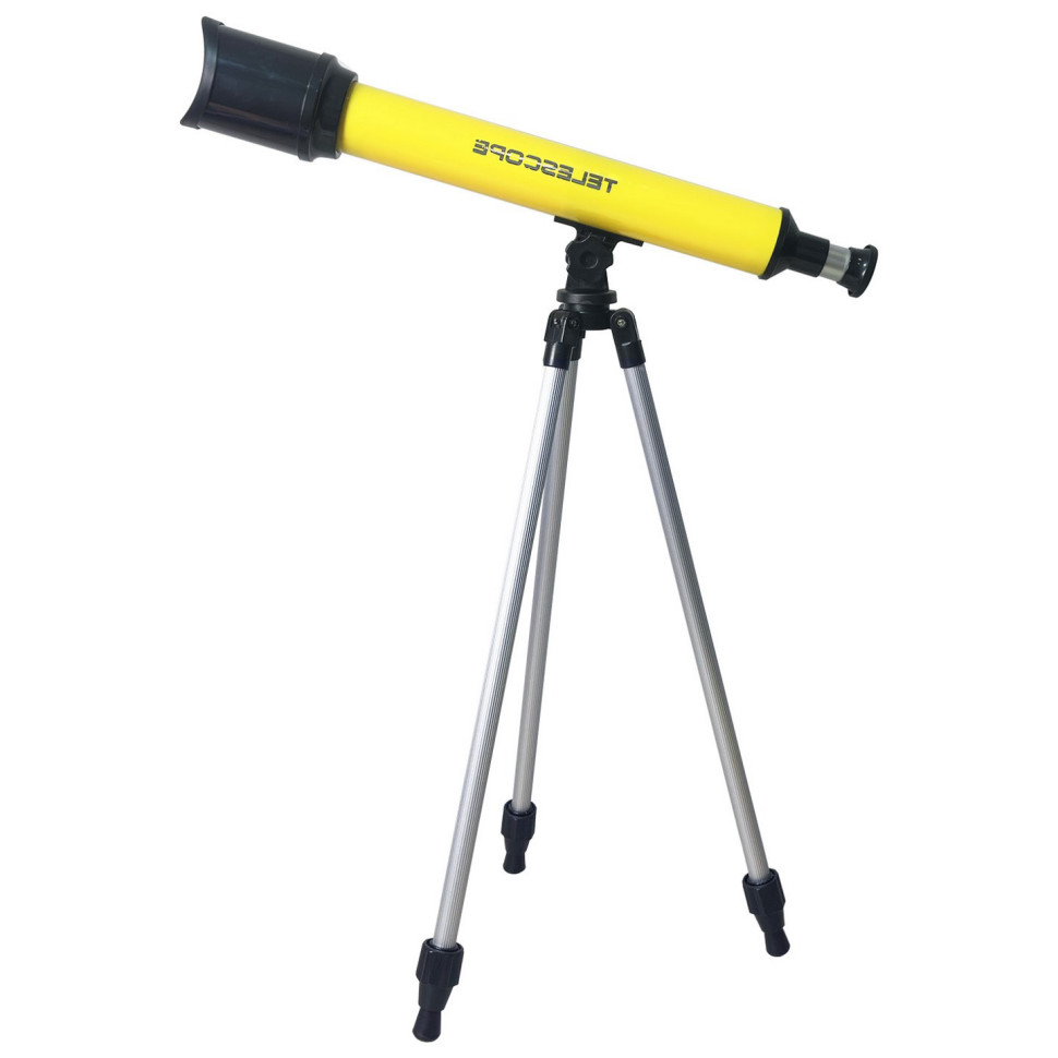 Детская игрушка "Телескоп" 6609A(Yellow) желтый, штатив 57 см Детская игрушка "Телескоп" 6609A(Yellow) желтый, штатив 57 см