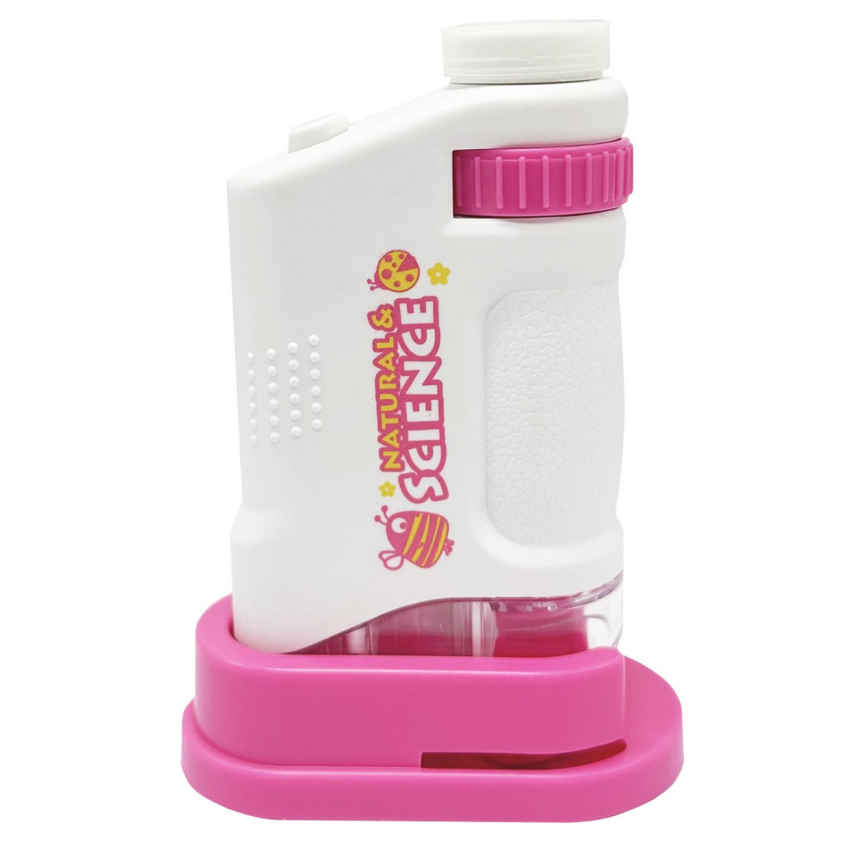 Дитяча іграшка "Мікроскоп" 3108B(Pink) щипці, скло в комплекті Дитяча іграшка "Мікроскоп" 3108B(Pink) щипці, скло в комплекті