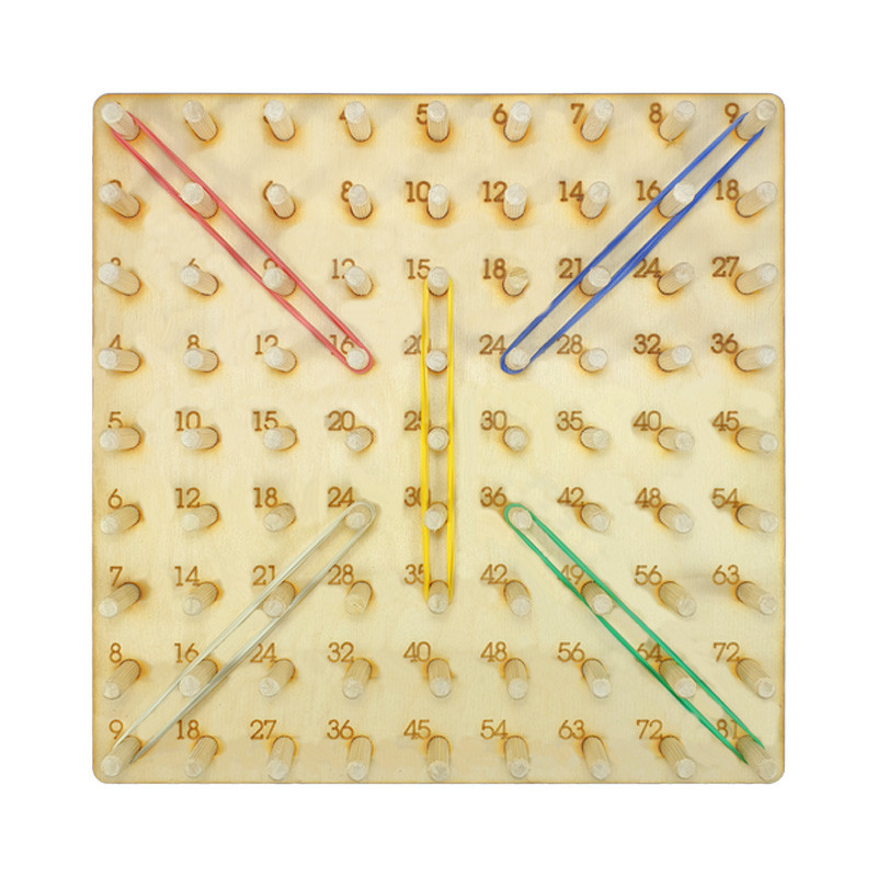 Дитяча розвиваюча іграшка "Математичний геоборд" AS-7135 дерево Дитяча розвиваюча іграшка "Математичний геоборд" AS-7135 дерево