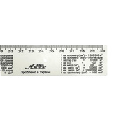 Линейка с табличкой умножения AS-0612, К-9052 белый, пластиковая, 30 см. Изображение №2