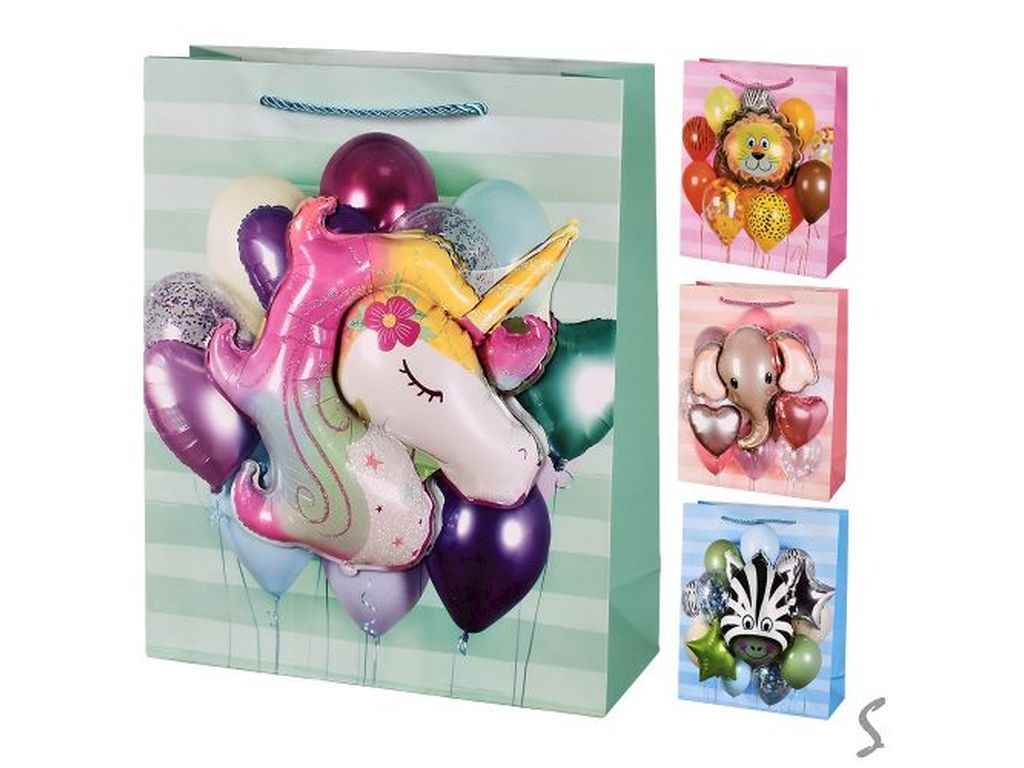 Пакет подарунковий S Animals 3D 18*23*10см R98508-S ТМ STENSON Пакет подарунковий S Animals 3D 18*23*10см R98508-S ТМ STENSON