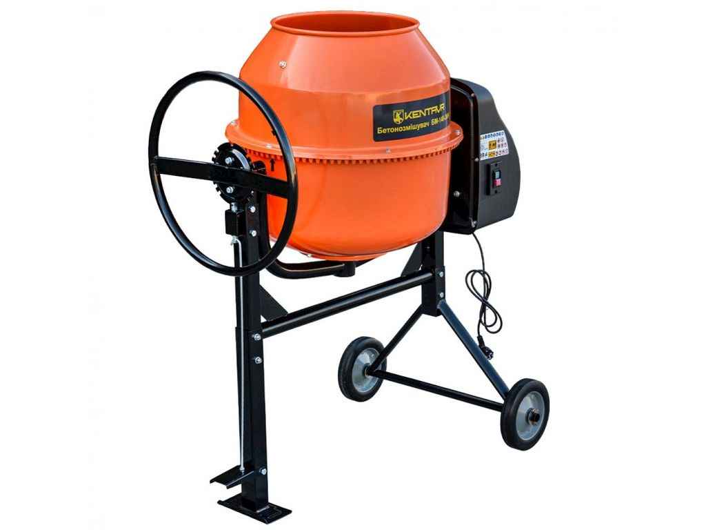 Бетонозмішувач 140л 550Вт БМ-140-3НН ТМ КЕНТАВР Бетонозмішувач 140л 550Вт БМ-140-3НН ТМ КЕНТАВР