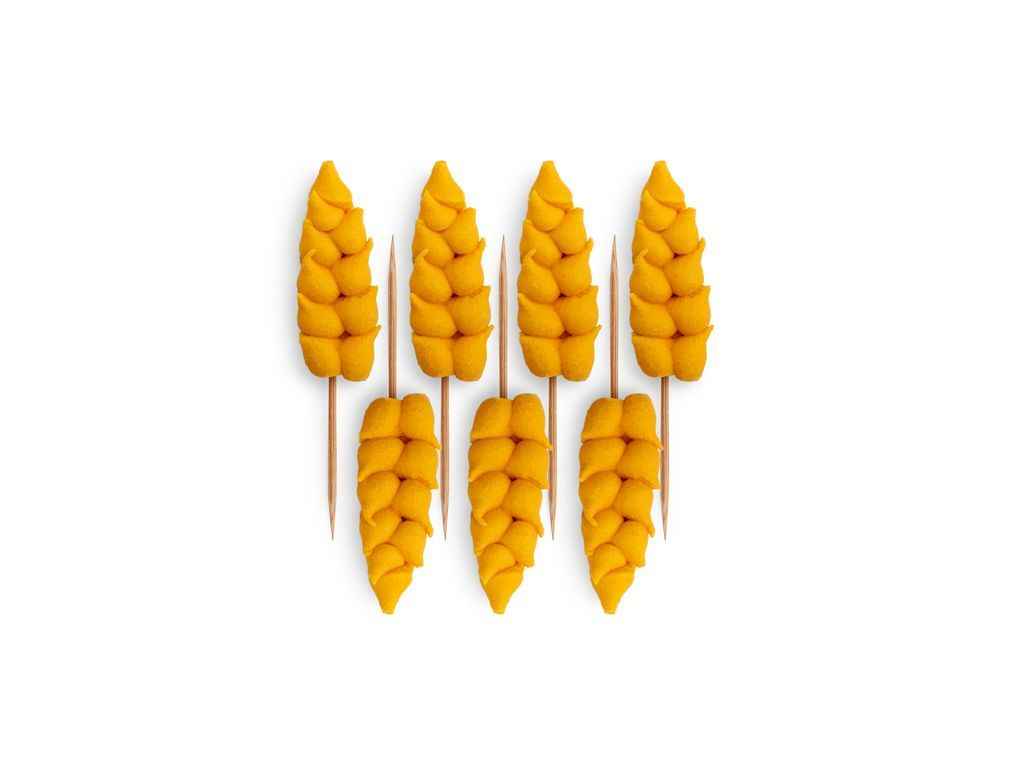 Набір прикрас Колосок жовтий (7шт/уп) ТМУКРАСА Набір прикрас Колосок жовтий (7шт/уп) ТМУКРАСА