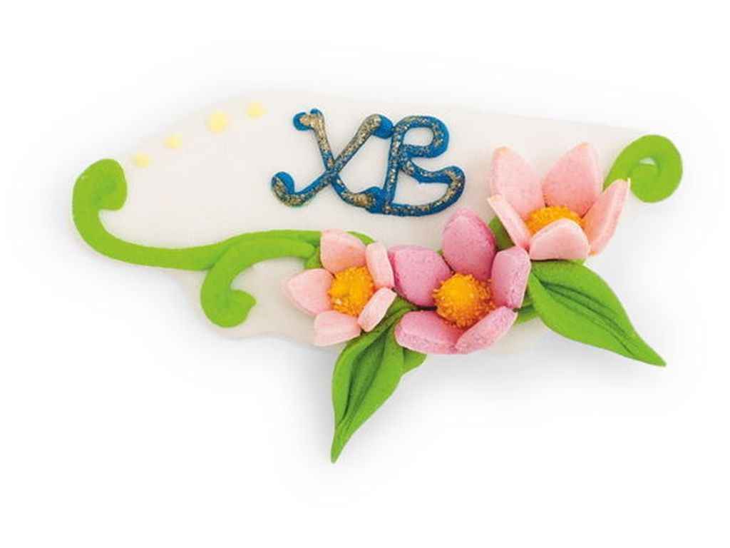 Прикраса пасхальна Звістка з квітами №1 70х40мм рожевий ТМУКРАСА Прикраса пасхальна Звістка з квітами №1 70х40мм рожевий ТМУКРАСА