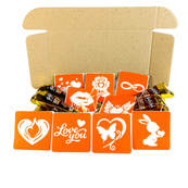 Набір хни з трафаретами для біо-тату №8 henna-set-08, 9 трафаретів. Зображення №2