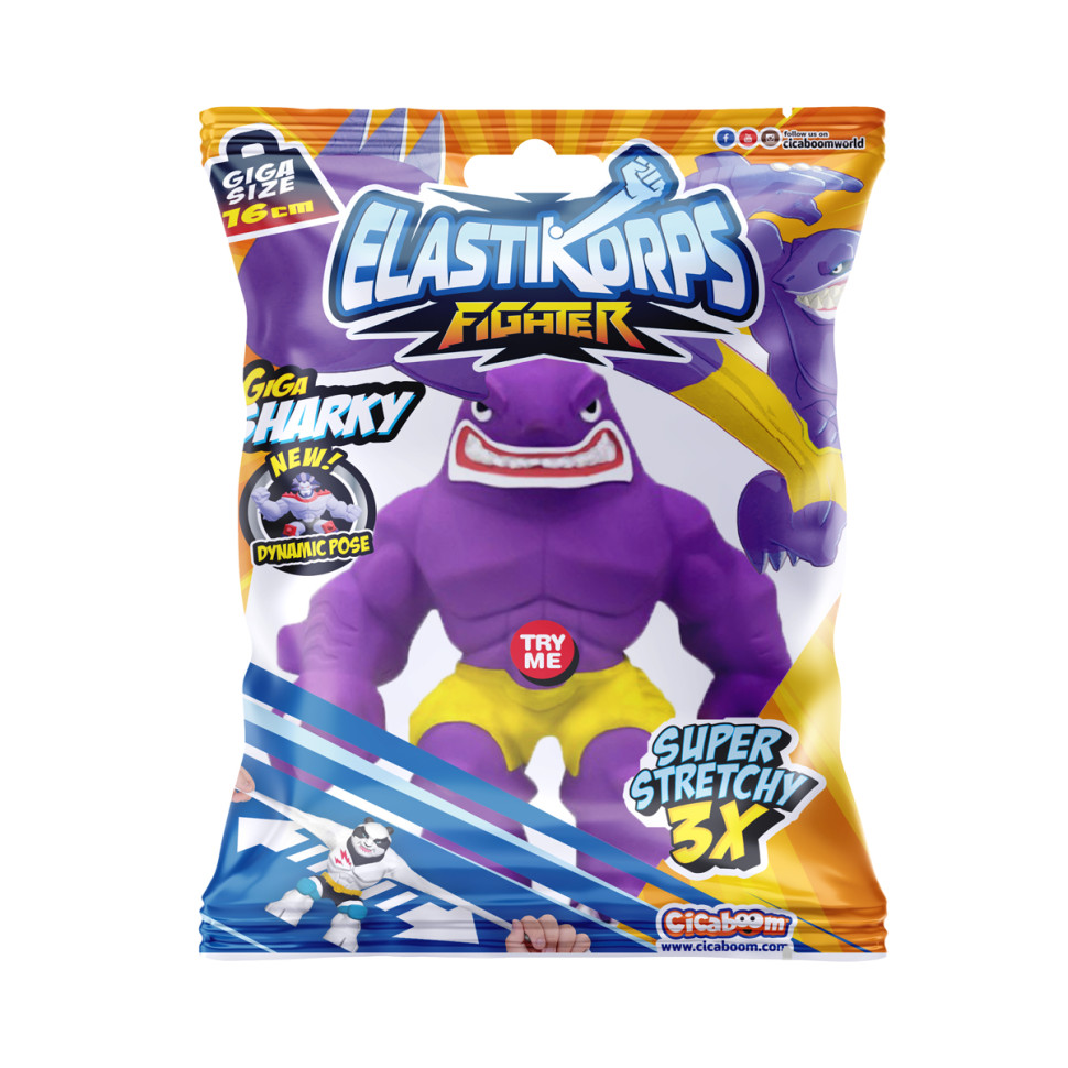 Стретч-іграшка Акула Шаркі C1016GF15-2021-1 серії "Fighter" Стретч-іграшка Акула Шаркі C1016GF15-2021-1 серії "Fighter"