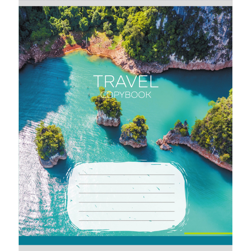 Тетрадь ученическая "Острова" 036-570175K-4 в клеточку, 36 листов Тетрадь ученическая "Острова" 036-570175K-4 в клеточку, 36 листов