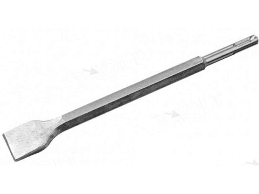 Зубило L=250мм для плитки плоске вигнуте 30 мм, 250 * 17 мм SDS-PLUS SDS-Plus ТМ Kubis Зубило L=250мм для плитки плоске вигнуте 30 мм, 250 * 17 мм SDS-PLUS SDS-Plus ТМ Kubis