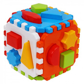 Детский развивающий кубик "Умный малыш 1+1" 1899TXK. Изображение №2