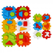 Детский развивающий кубик "Умный малыш 1+1" 1899TXK. Изображение №4