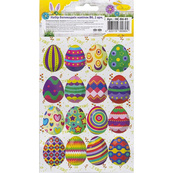 Набор пасхальных наклеек НС-В6-14-3 формат В6, 2 листа, 30 штук. Изображение №2